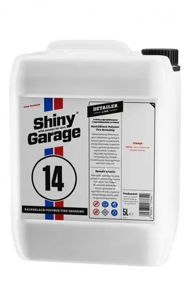 Zamów teraz | Shiny Garage Back2Black Polymer Tire Dressing 5L (Dressing do opon)