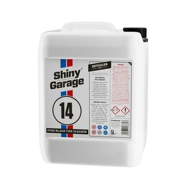 Shiny Garage Pure Black Tire Cleaner 5L (Czyszczenie opon) - Ograniczona ilość