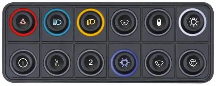 Hit sprzedaży - Ecumaster Klawiatura CAN BUS - 12 poz RGB