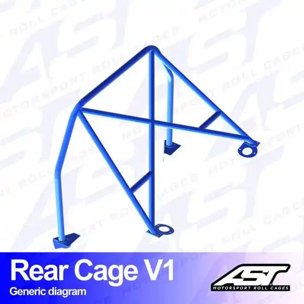 Roll Bar VOLVO 242 2-door Coupe tylna klatka V1 | Bardzo popularny produkt