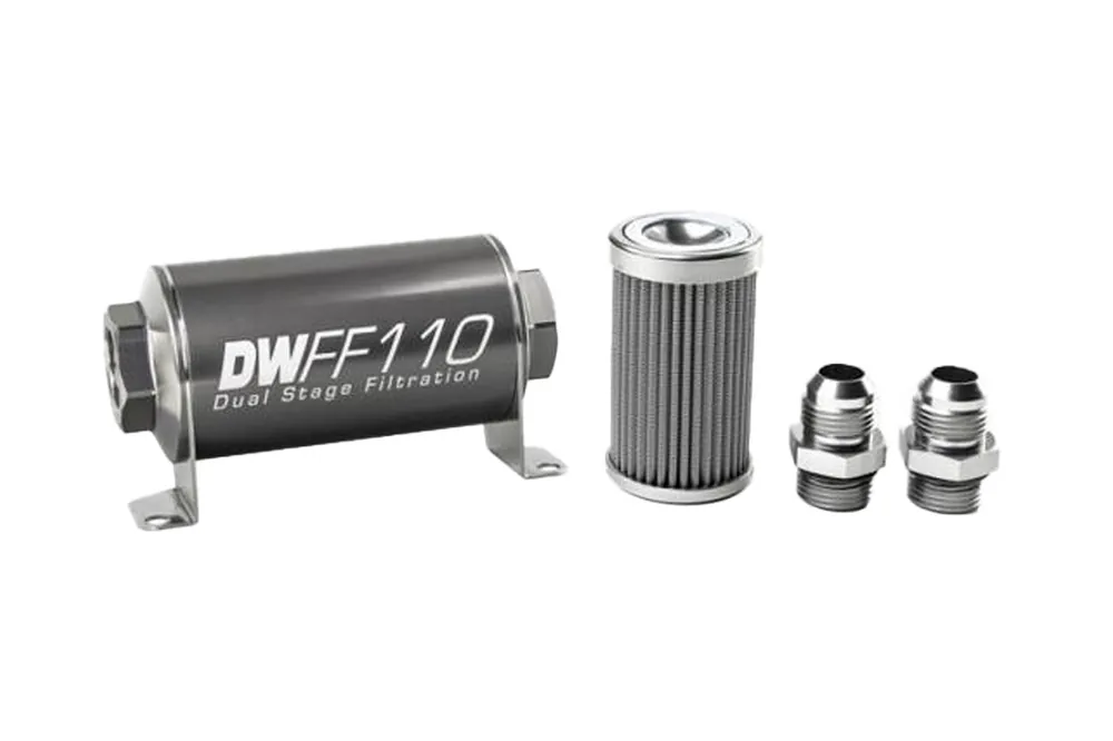 Filtr paliwa DeatschWerks 100 mikronów AN10 110mm - Okazja cenowa