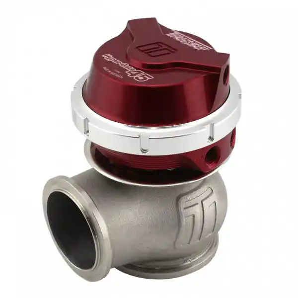 Wastegate zewnętrzny TurboSmart 45mm 1.0 Bar Hyper-Gate V-Band Czerwony - Produkt ceniony przez klientów