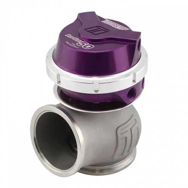 Megacena | Wastegate zewnętrzny TurboSmart 50mm 1.0 Bar Pro-Gate Fioletowy