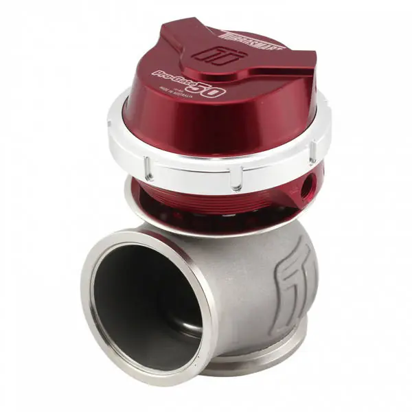 Wastegate zewnętrzny TurboSmart 50mm 1.0 Bar Pro-Gate Czerwony | Zostało kilka sztuk