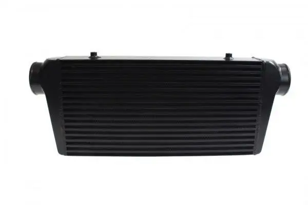 Intercooler TurboWorks 600x300x76 wejście 3" Tube and Fin Czarny - Wielka wyprzedaż