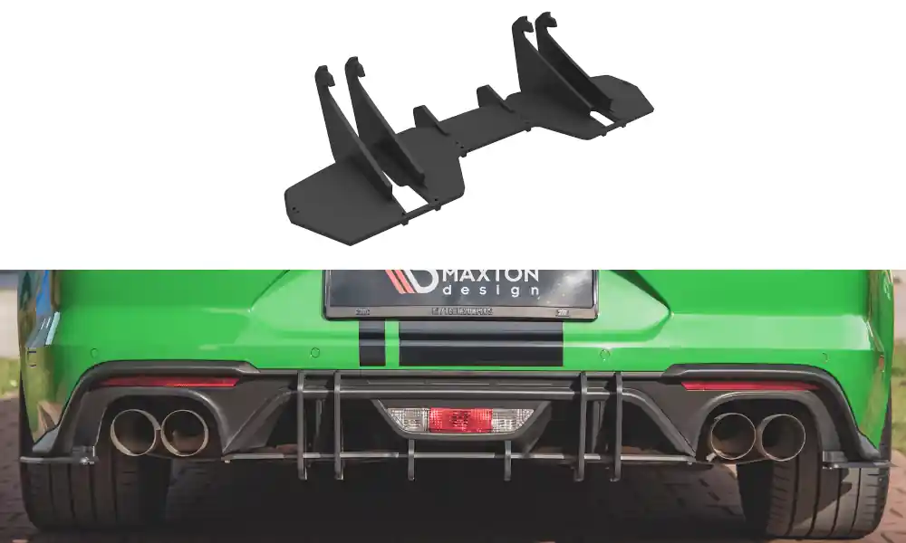 Dyfuzor Ford Mustang VI GT Facelift Tył Street Pro Black - Premium