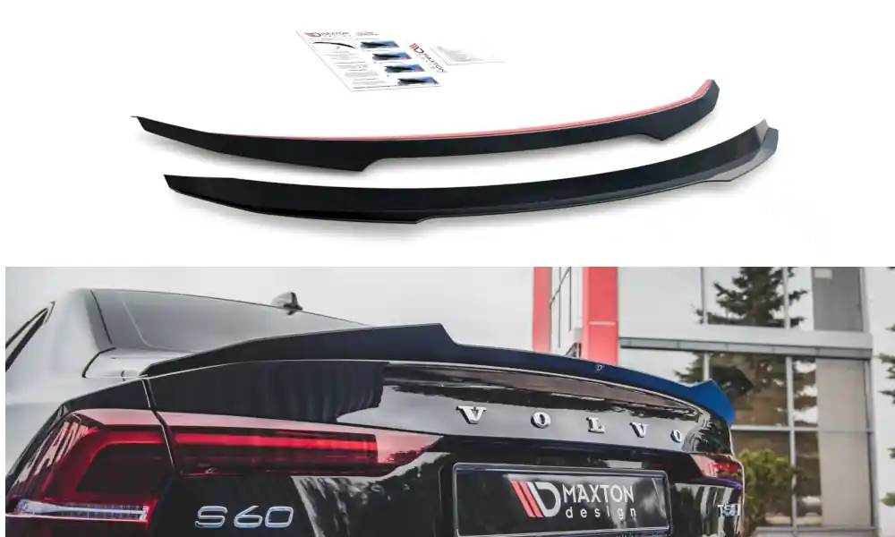 Popularny produkt - Przedłużenie Spoilera Volvo S60 III R-Design Gloss Black