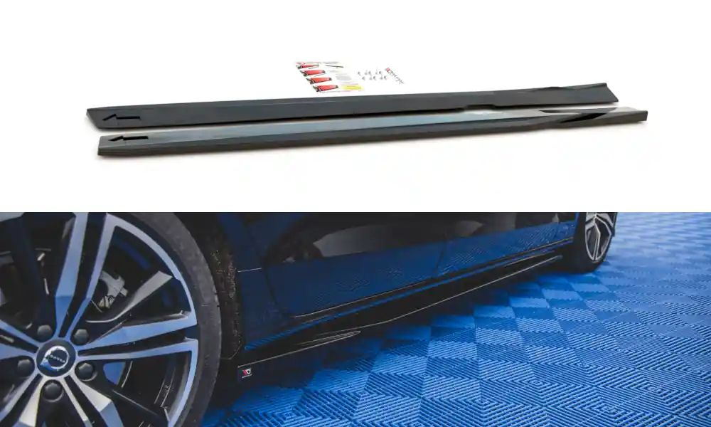 Dokładka Volvo S60 III R-Design Progi v.1 Gloss Black - Jakość premium