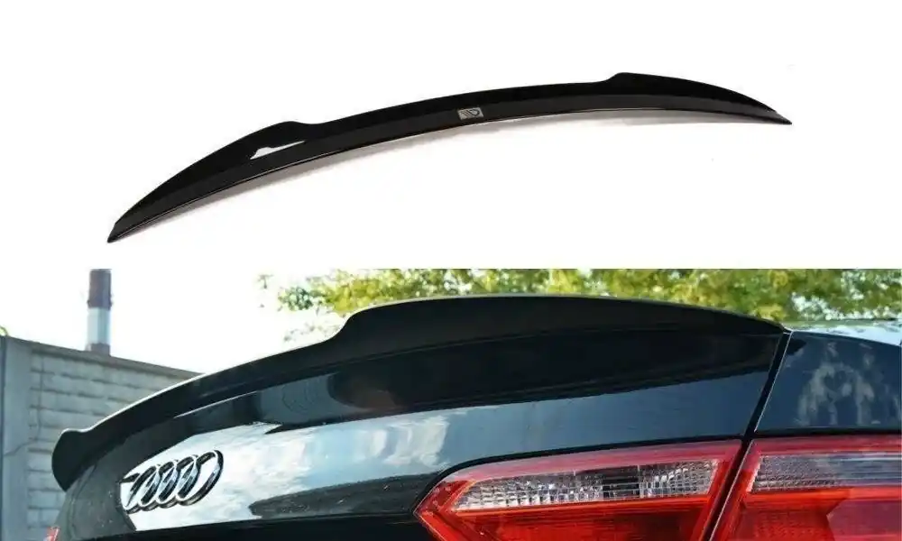 Hit - Przedłużenie Spoilera Audi S5 / A5 / A5 S-Line 8T / 8T FL Coupe - Gloss Black