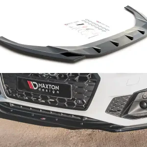 Nowość już dostępna - Splitter Audi A5 F5 Facelift S-Line przód v.1 Gloss Black