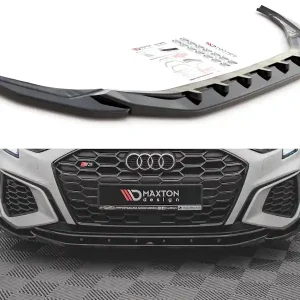 Dodaj do koszyka | Splitter Przedni v.4 Audi S3 / A3 S-Line 8Y - Gloss Black