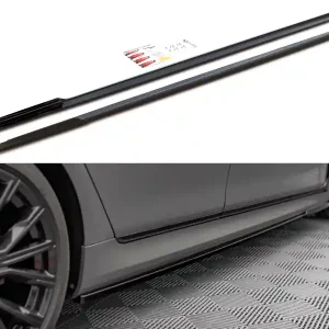 Bezpieczna płatność - Dokładka BMW 7 G11 Facelift M-Pack Progi Gloss Black