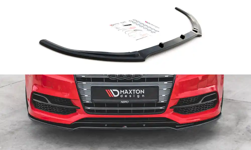 Cena promocyjna | Splitter Audi A3 8V przód v.2 Gloss Black