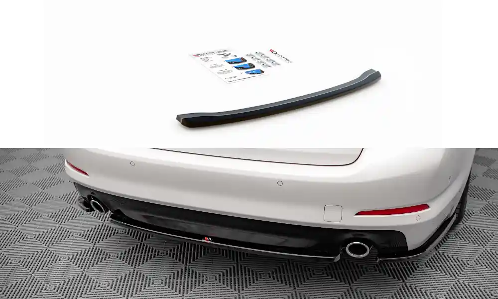 Produkt premium | Splitter BMW 5 G30 Tył Środkowy Gloss Black