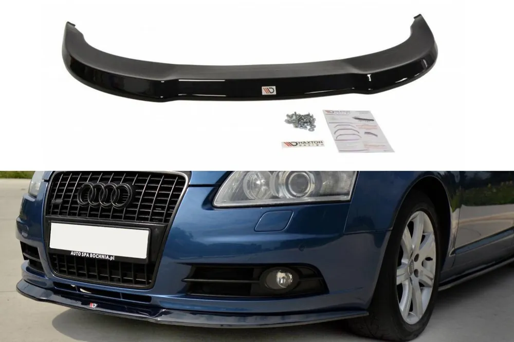 Profesjonalna jakość | Splitter Przedni Audi A6 S-Line C6 - Gloss Black