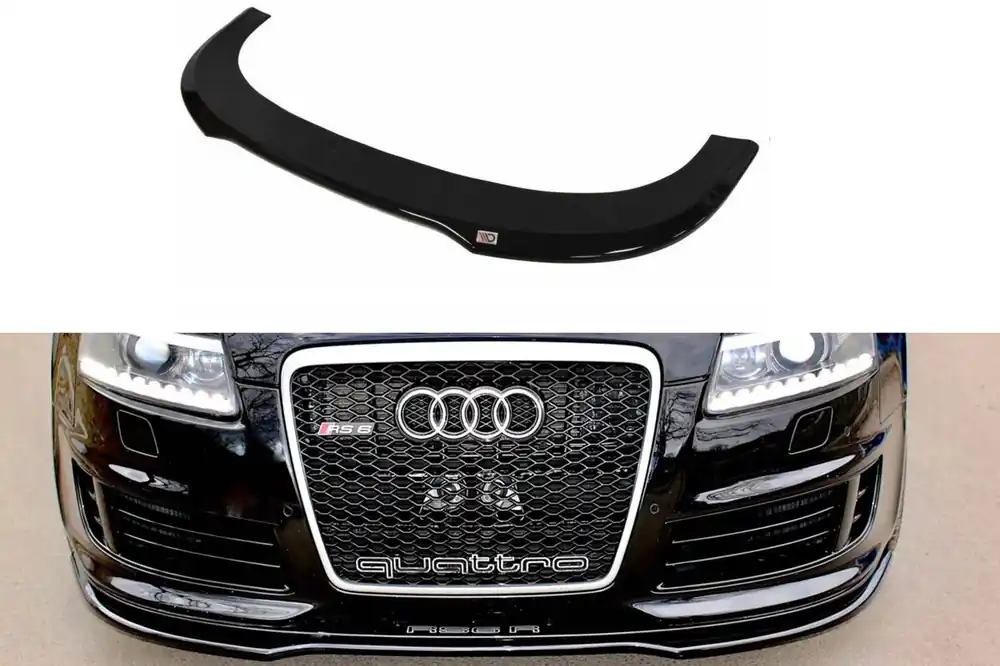 Splitter Przedni Audi RS6 C6 - Gloss Black | Duży rabat