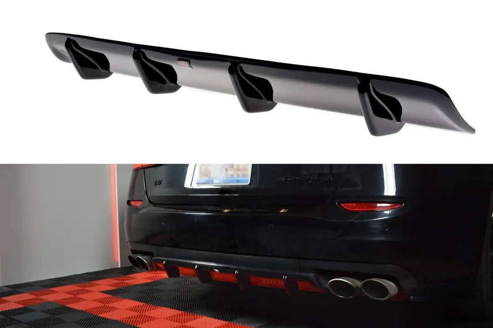 Dokładka Maserati Quatroporte VI Zderzak Tył Gloss Black - Oszczędź
