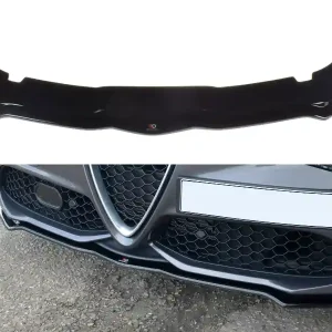 Wielka wyprzedaż | Splitter Alfa Romeo Giulia Veloce przód v.1 Gloss Black