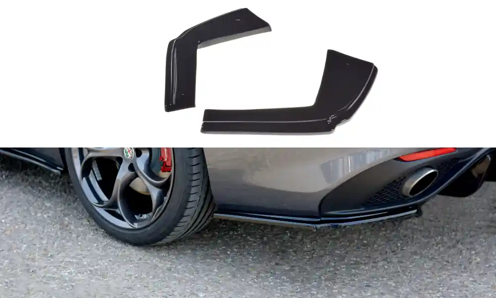 Splitter Alfa Romeo Giulia Veloce Tył Boczne Gloss Black | Oferta promocyjna