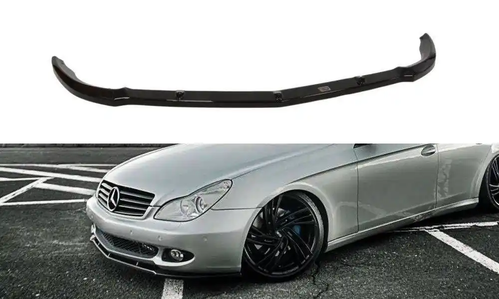Splitter Przedni Mercedes-Benz CLS C219 Standardowy Zderzak - Gloss Black - Bestseller