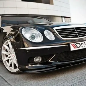 Zostało niewiele - Splitter Przedni Mercedes-Benz E-Class W211 AMG Przedlift - Gloss Black