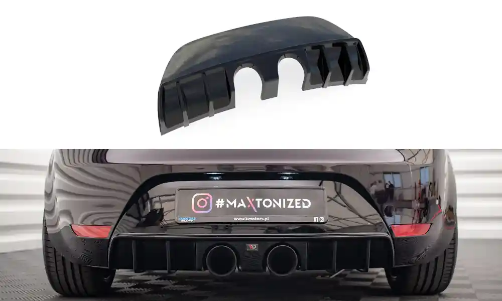 Szybka dostawa | Dokładka Seat Leon 2 Cupra Fr Zderzak Tył Gloss Black