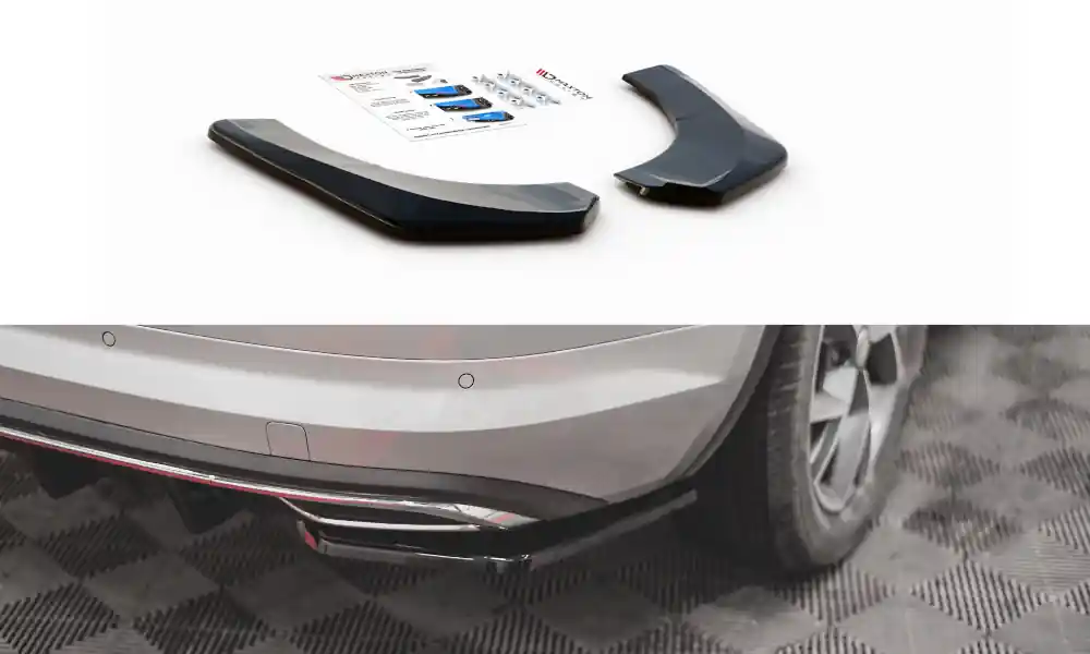 Ulubieniec klientów - Splitter Skoda Kodiaq I Sportline Tył Boczne Gloss Black