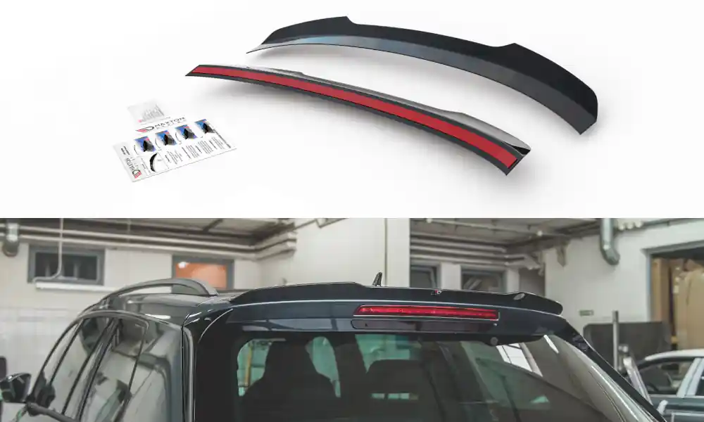 Sprawdzony wybór - Przedłużenie Spoilera Skoda Kodiaq I Sportline RS v.2 Gloss Black
