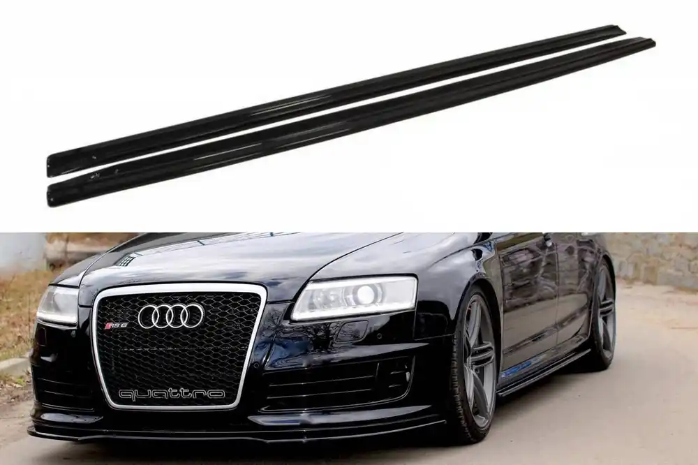 Dokładki Progów Audi RS6 C6 - Gloss Black | Skorzystaj teraz