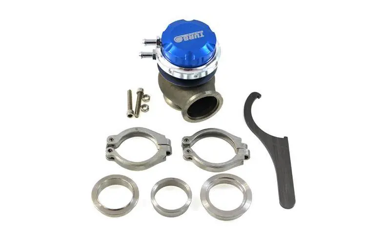 Ostatnie sztuki - External WasteGate TurboWorks 38mm 0.5 Bar V-Band Blue