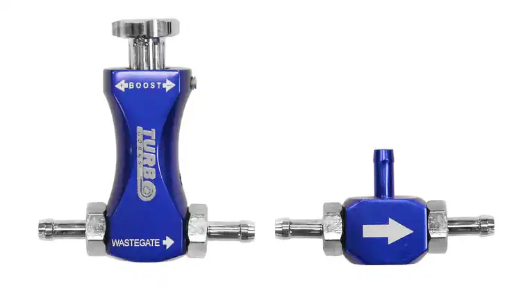 Zawór Manual Boost Controller TurboWorks BC09 Niebieski - Do wyczerpania zapasów