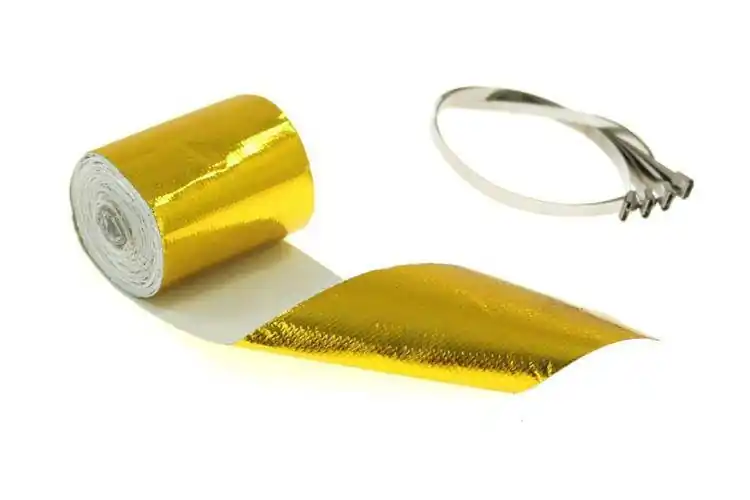 Okazja | Intake Heat Wrap 5m Gold + Zip Ties