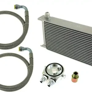 Zostało niewiele | Zestaw Chłodnica Oleju TurboWorks 16-rzędowa 260x125x50 AN10 Silver