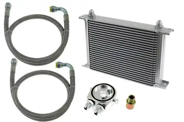 Okazja cenowa | TurboWorks Oil Cooler Kit 25-rows 260x195x50 AN10 Silver