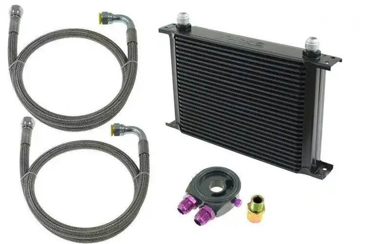 Ostatnie sztuki - TurboWorks Oil Cooler Kit 25-rows 260x195x50 AN8 Black