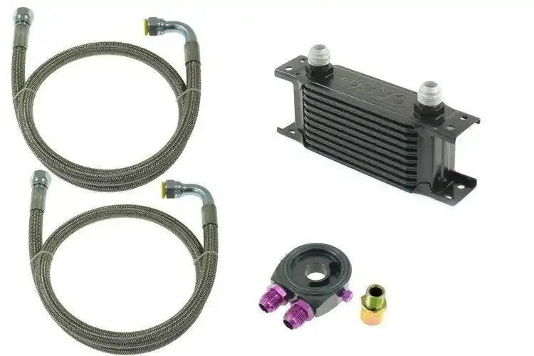 Wyjątkowa oferta - TurboWorks Oil Cooler Kit Slim 7-rows 140x50x50 AN10 Black