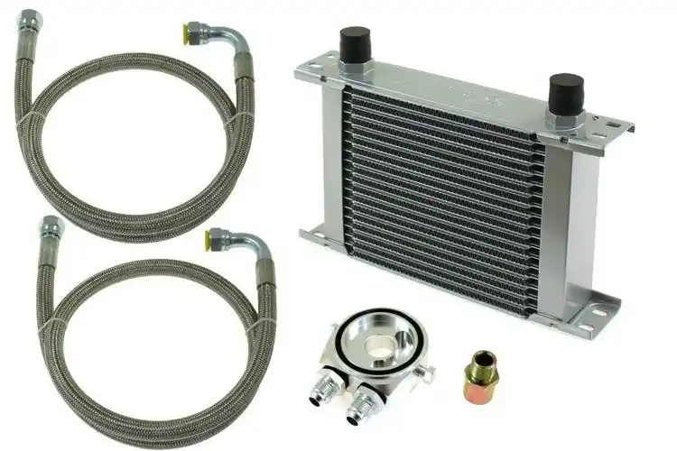 Bezpieczna płatność - Setrab Oil Cooler Kit 25-rows 190x195x50 AN10 Silver