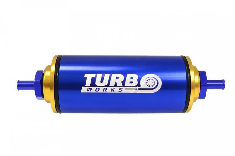 Produkt ceniony przez klientów - Filtr paliwa TurboWorks 8,6mm Niebieski