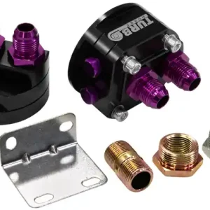 Zostało niewiele - Podstawa Adapter relokator filtra Oleju Turboworks AN8 Czarny