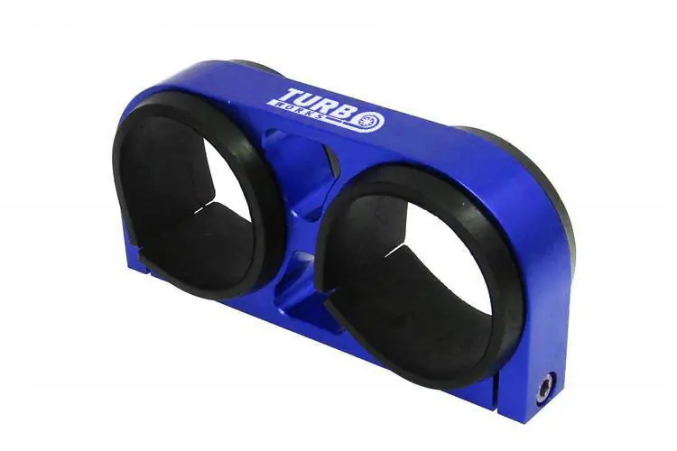 Bestseller - Pompa paliwa Uchwyt 2x60mm Niebieski