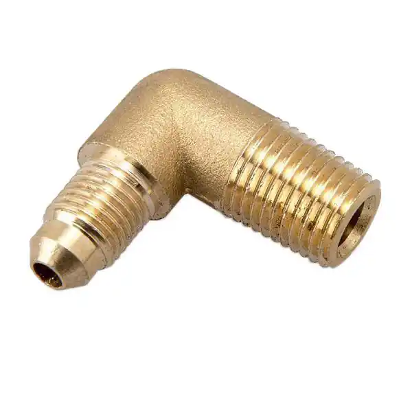 Adapter 1/4" NPT to AN4 90 degrees Brass - Niska cena