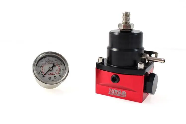 TurboWorks Fuel pressure regulator ByPass AN10 with gauge - Obniżka