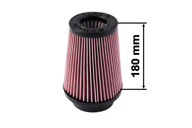 Filtr stożkowy TurboWorks H 180mm OTW 77mm Fioletowy | Okazja