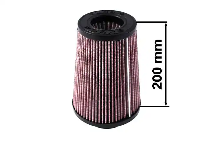 Filtr stożkowy TurboWorks H 200mm OTW 89mm Fioletowy | Outlet