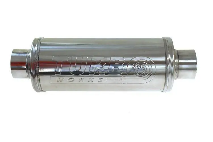 Center Silencer 2.5" (63mm) TurboWorks RS 304SS 450mm | Produkt premium