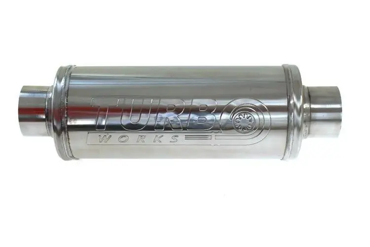 Zostało kilka sztuk | Tłumik Środkowy 3,5" (89mm) TurboWorks RS 304SS 450mm