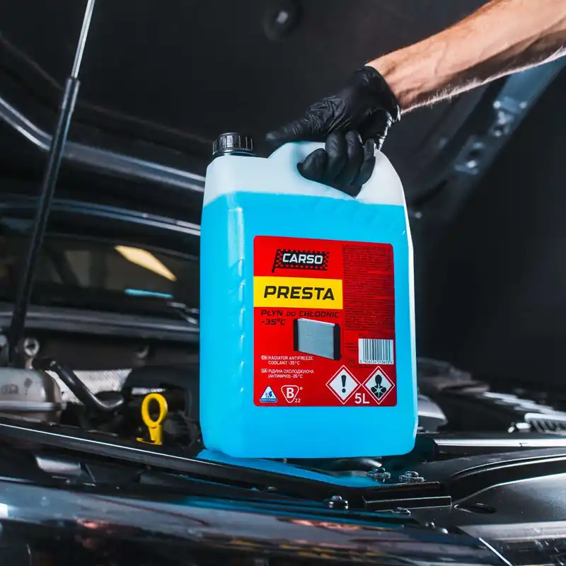 Łatwy zwrot | PRESTA PŁYN DO CHŁODNIC NIEBIESKI 5L CARSO PRESTA