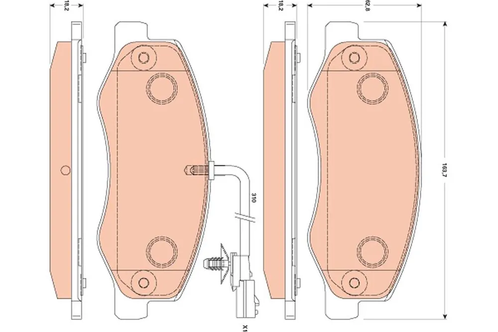Najwyższa jakość | KLOCKI HAM. TYLNE RENAULT MASTER III 10-, OPEL MOVANO B 10-