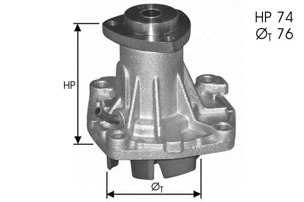 Szybka wysyłka | POMPA WODY ALFA 155 2.5TD 96-97 164 2.5TD 92-98, ROVER 825 SD