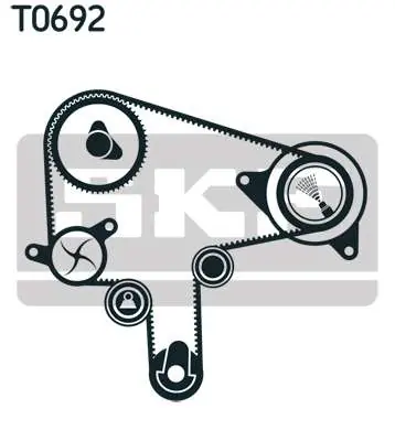 Oferta promocyjna - ROZRZĄD KPL. + POMPA WODY + TŁUMIK MAZDA 3 I (BK), 5 (CR), 6 I (GG), 6 I (GY), 6 II (GH)